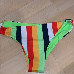 Rainbow bikini bottoms